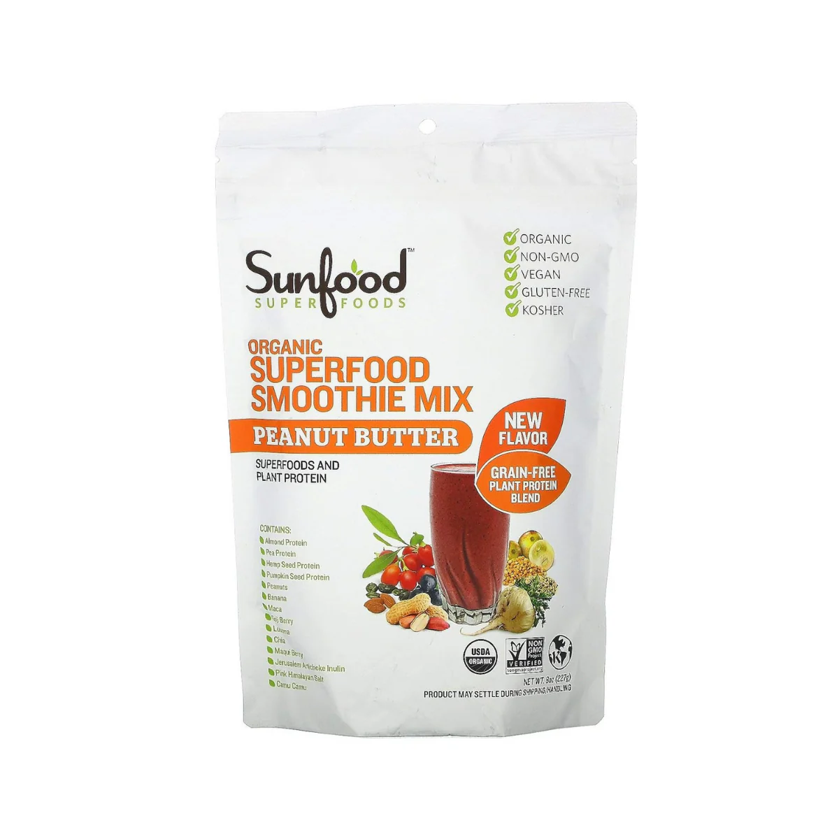 Sunfood Organic Superfood Smoothie Mix 8oz