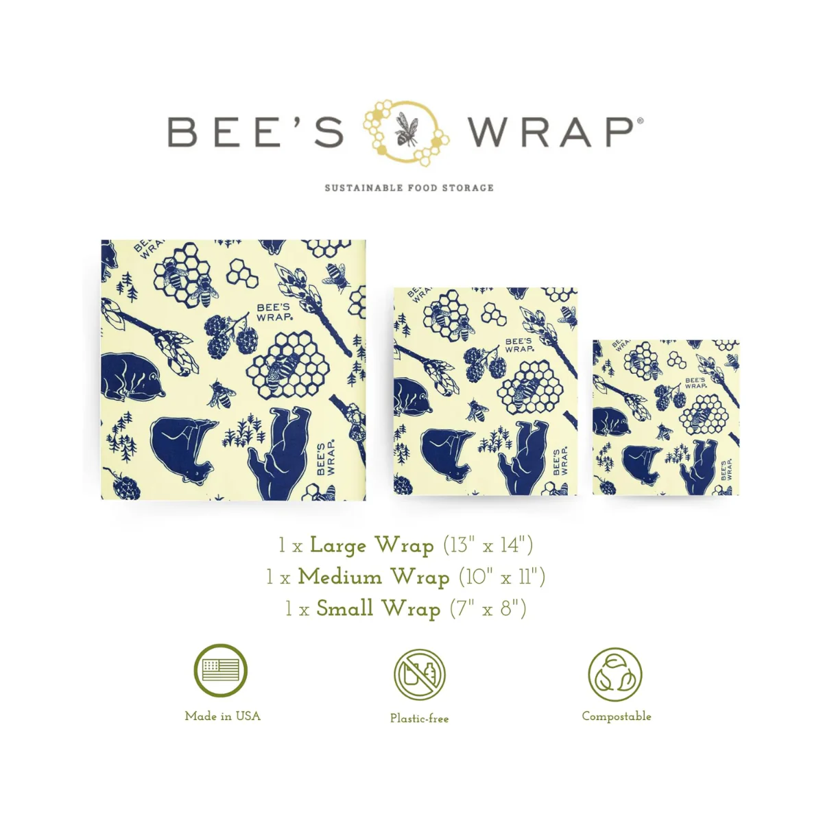 The Bee's Wraps Assorted 3c - Image 2