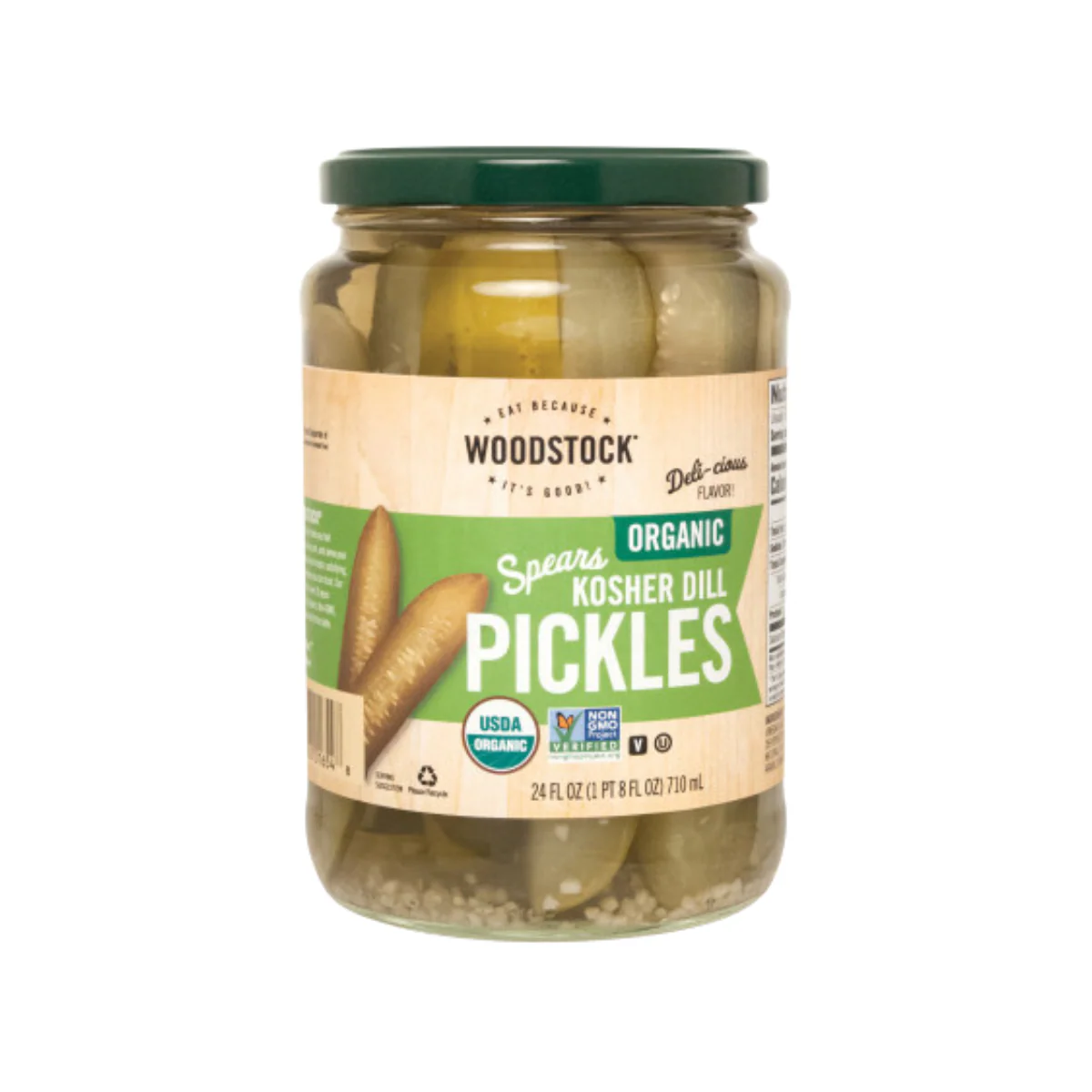 Woodstock Organic Kosher Dill Pickle Spears