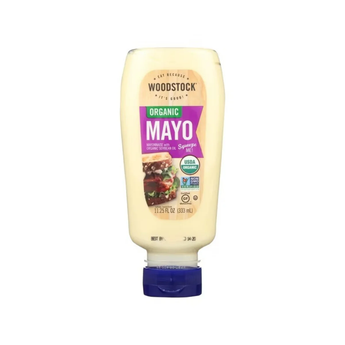 Woodstock Organic Mayo with Organic Soybean Oil Squeezable 11.25fl oz